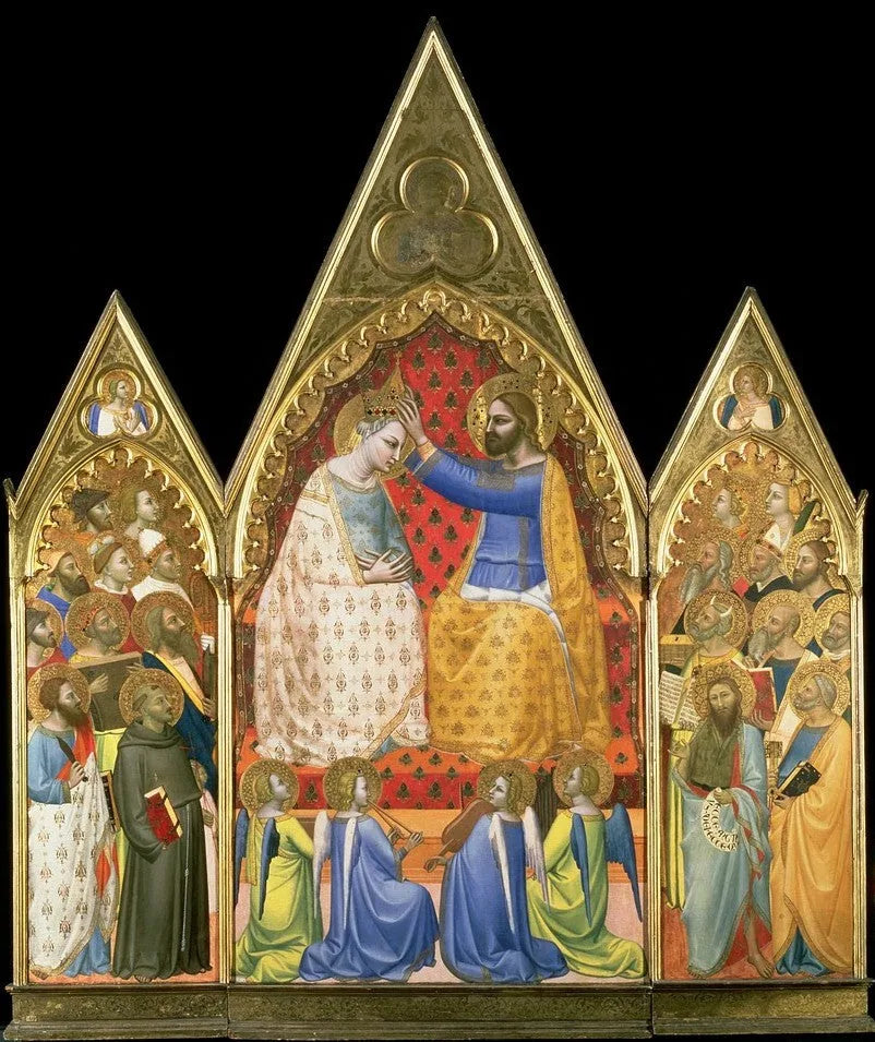 Coronación de la Virgen - Allegretto Nuzi