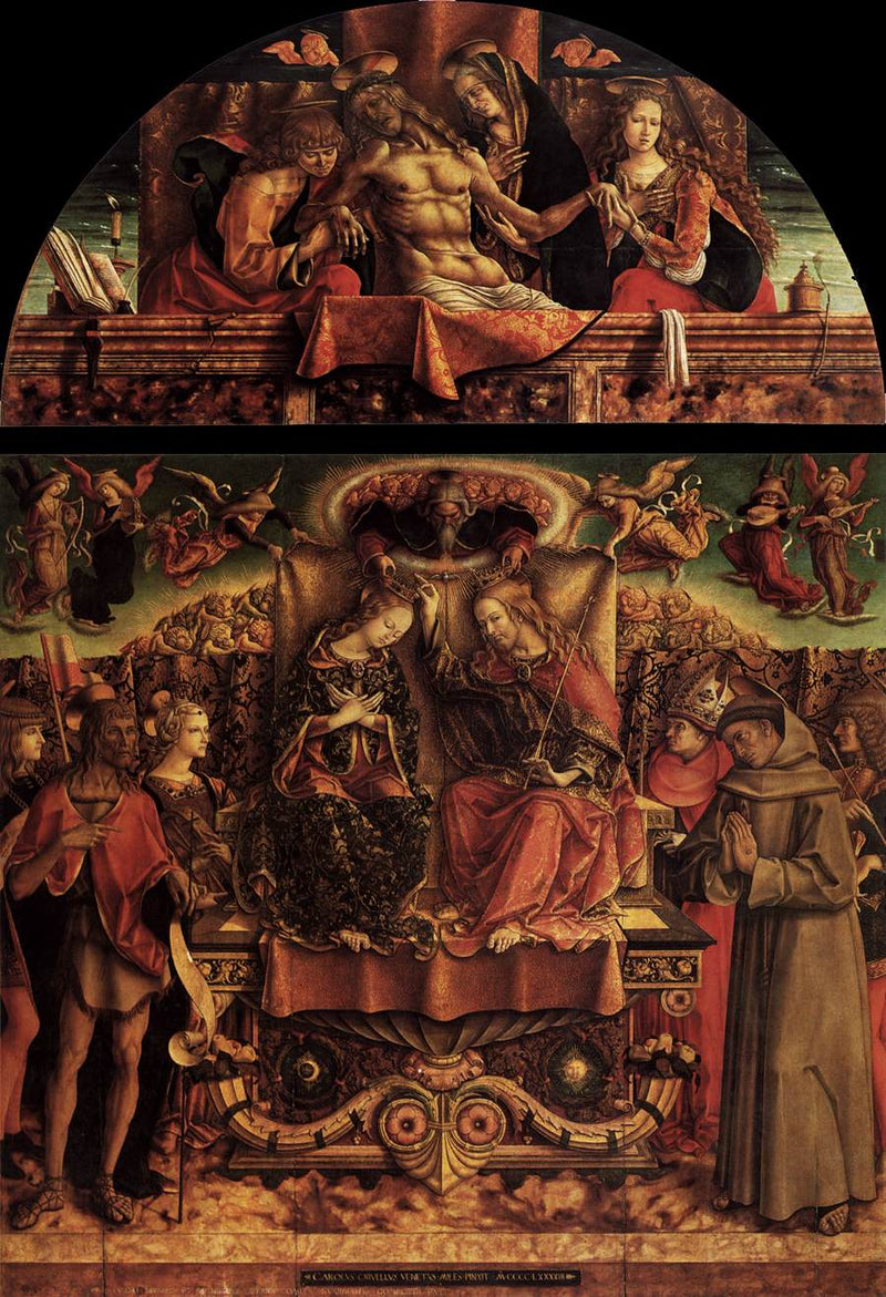 Coronación de la Virgen - Carlo Crivelli