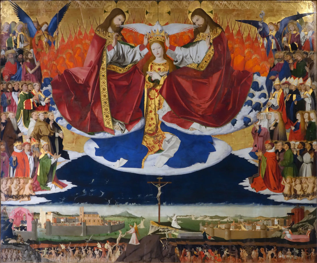 Coronación de la Virgen - Enguerrand Quarton
