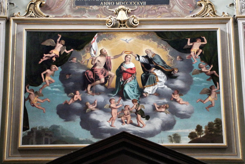 Coronación de la Virgen - Giovanni Battista Moroni
