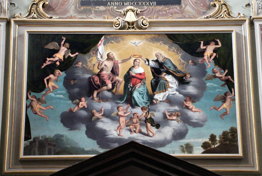 Coronación de la Virgen - Giovanni Battista Moroni