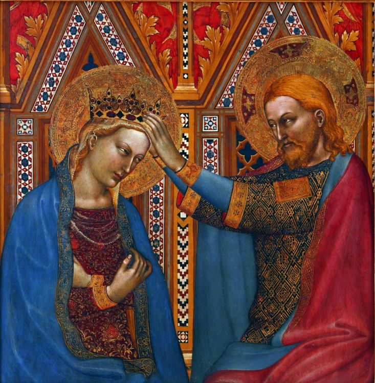 Coronación de la Virgen - Giovanni da Milano