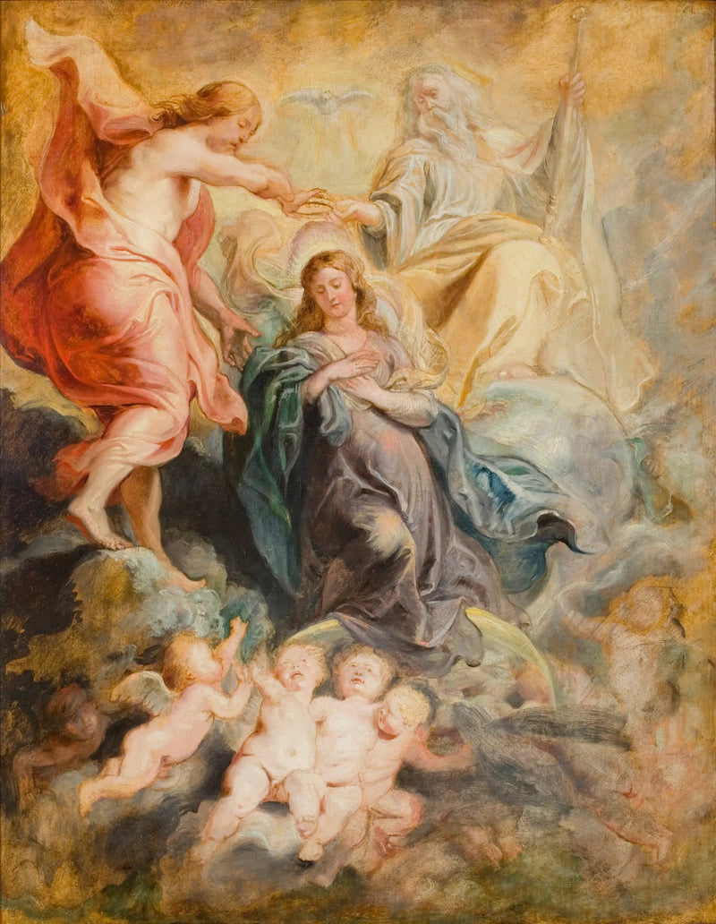 Coronación de la Virgen - Peter Paul Rubens
