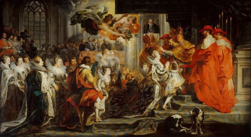 Coronación de María de Médici el 13 de mayo de 1610 - Peter Paul Rubens