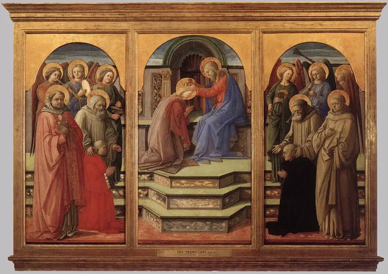 Coronación de Marsuppini - Fra Filippo Lippi