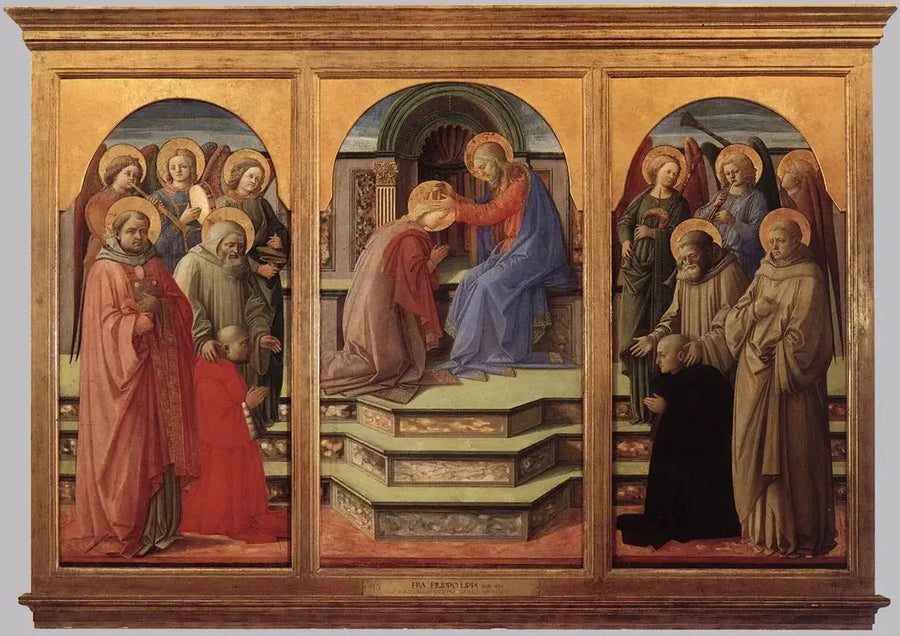 Coronación de Marsuppini - Fra Filippo Lippi