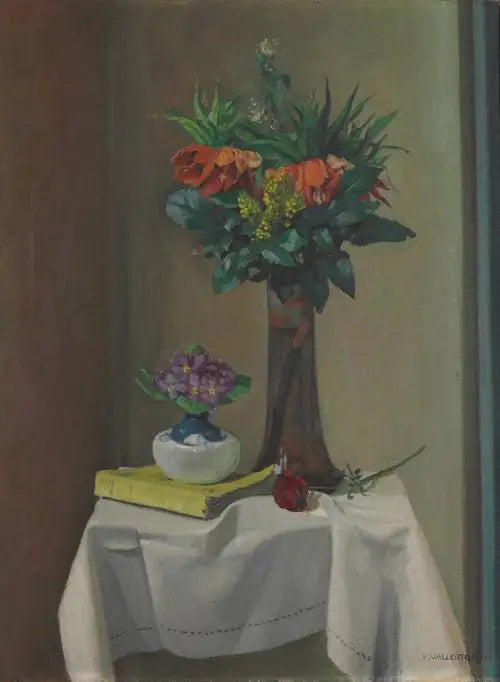 Coronas imperiales (La mantelería blanca) - Félix Vallotton