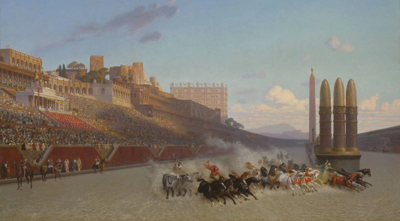 Carrera de carros - Jean-Léon Gérôme