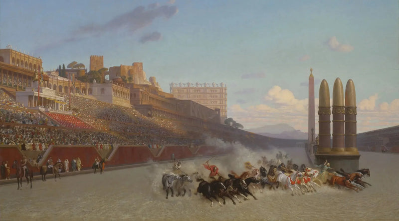 Carrera de carros - Jean-Léon Gérôme