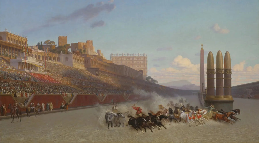 Carrera de carros - Jean-Léon Gérôme