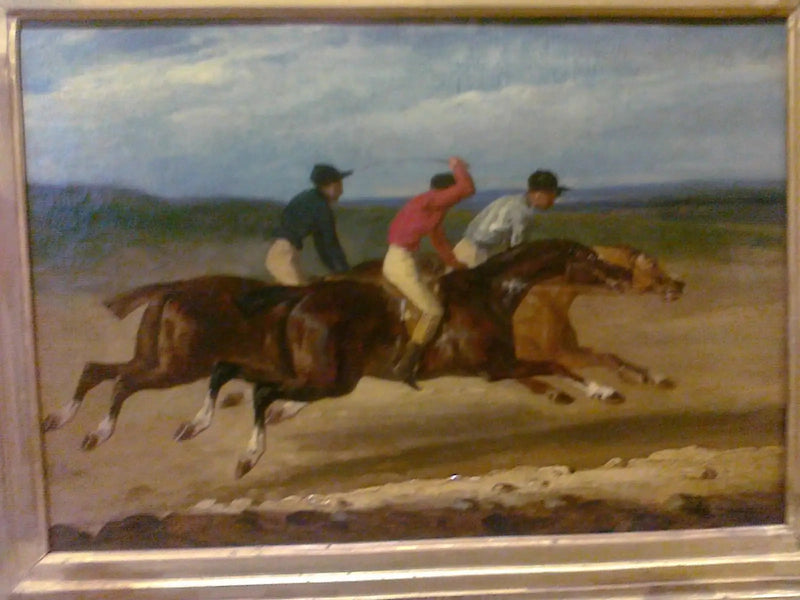 Carrera de caballos montados - Théodore Géricault