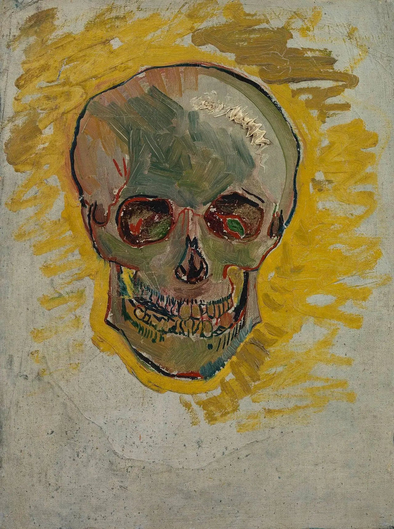 Cráneo de esqueleto - Vincent van Gogh