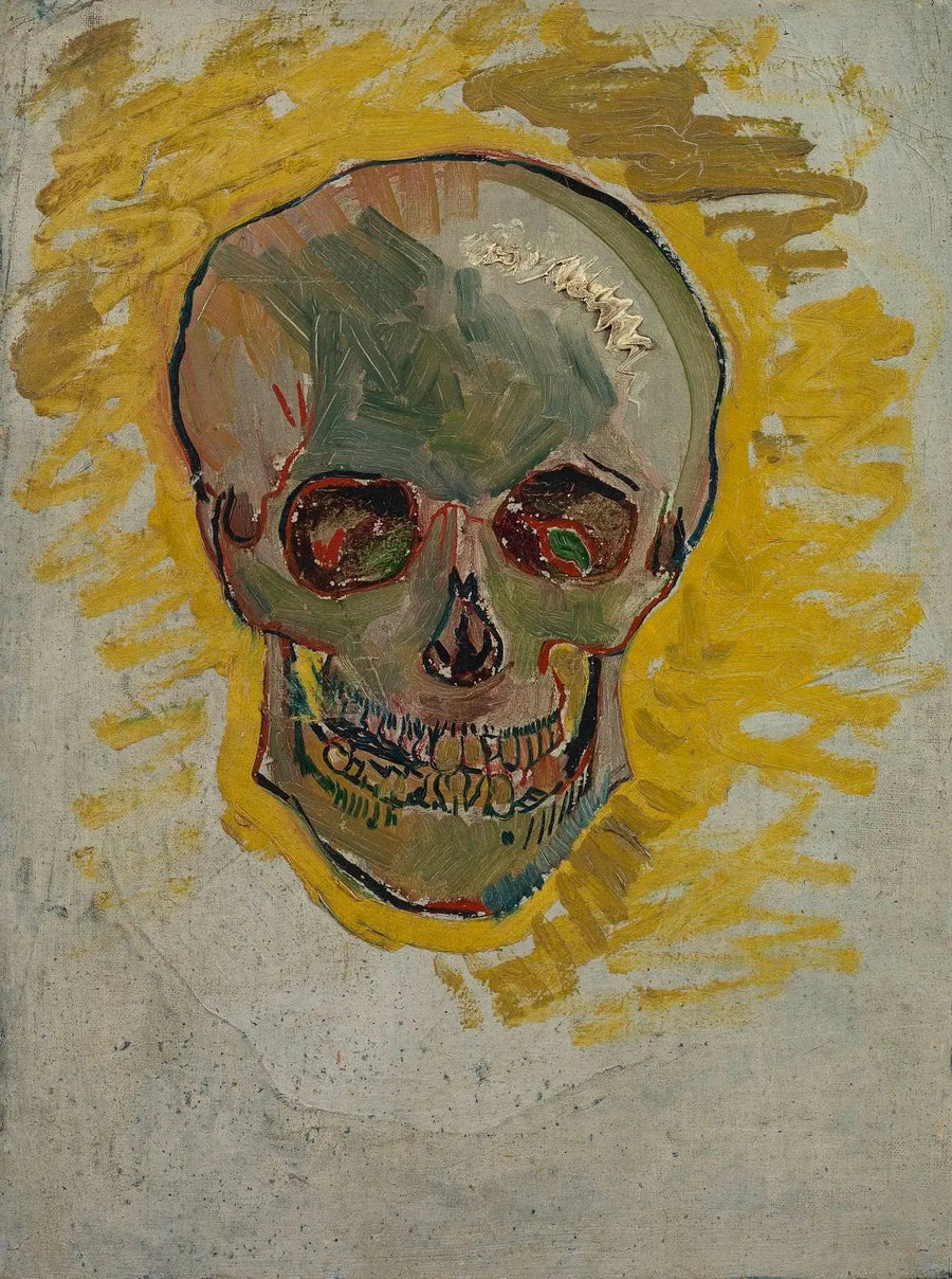 Cráneo de esqueleto - Vincent van Gogh