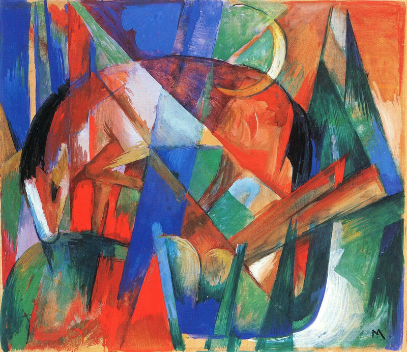 Criatura mítica II (caballo) - Franz Marc