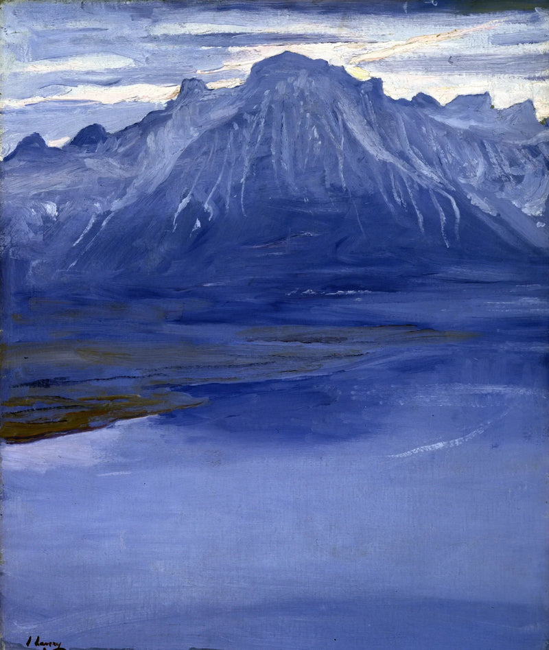 Crepúsculo, Lago de Ginebra - John Lavery
