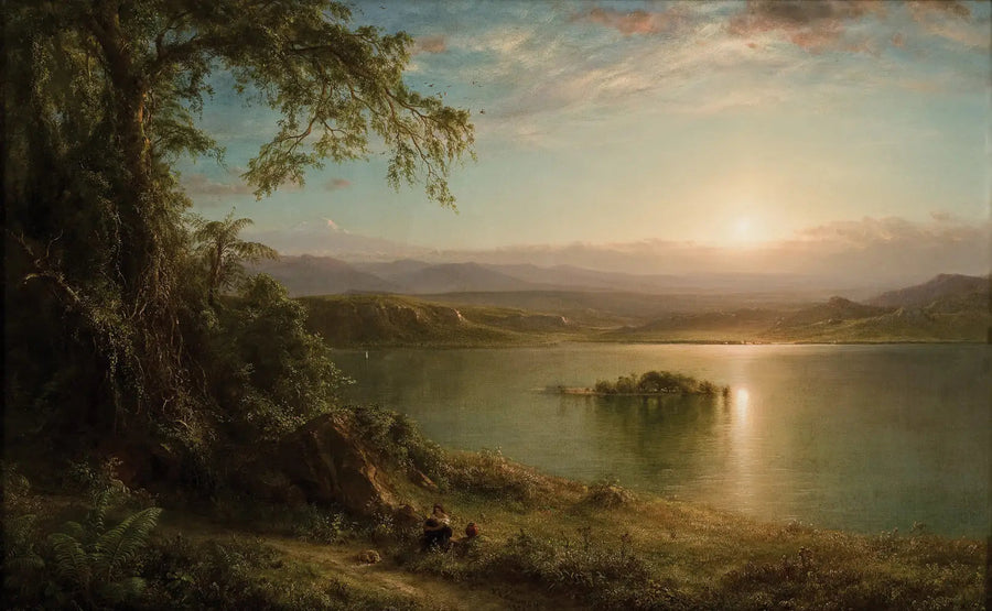 Crepúsculo bajo los trópicos - Frederic Edwin Church