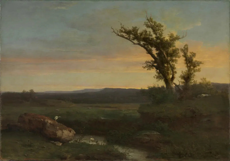 Crepúsculo en el campo - George Inness
