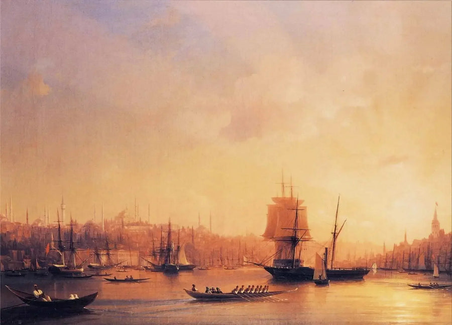 Crepúsculo sobre el Cuerno de Oro - Iván Aïvazovski