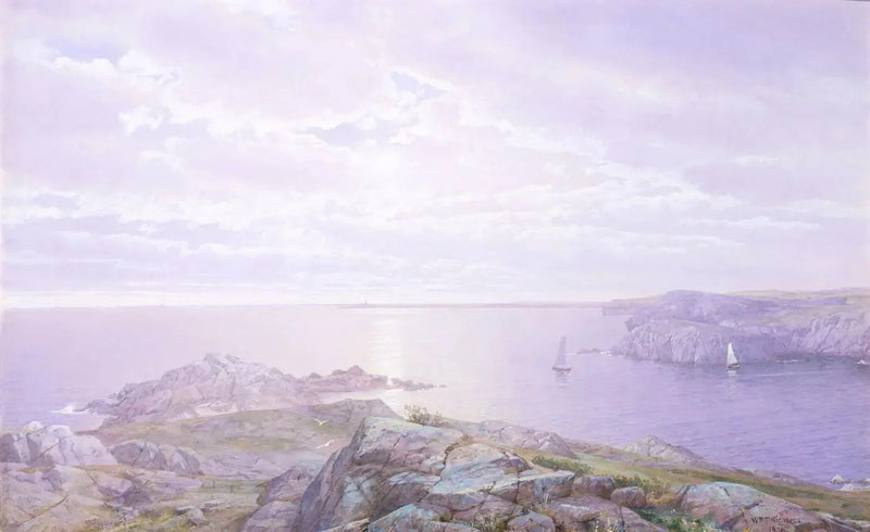 Crique rocoso - William Trost Richards