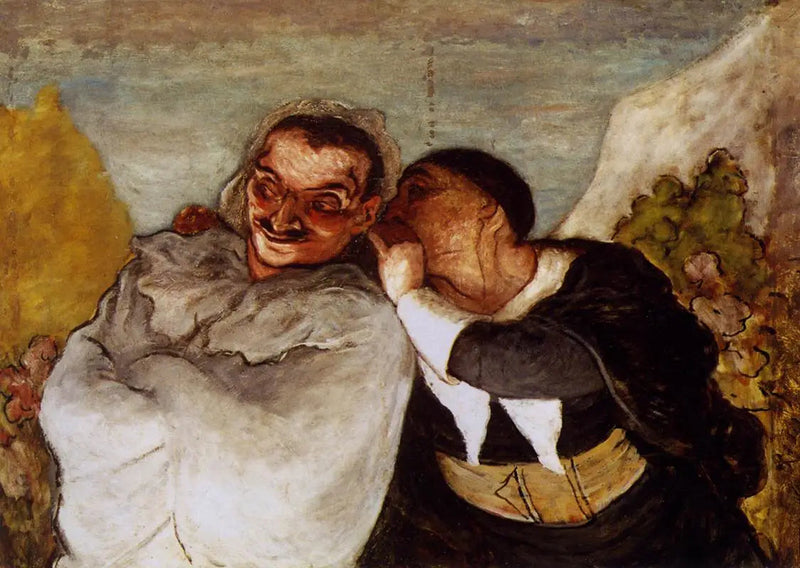 Crispín y Escapin - Honoré Daumier