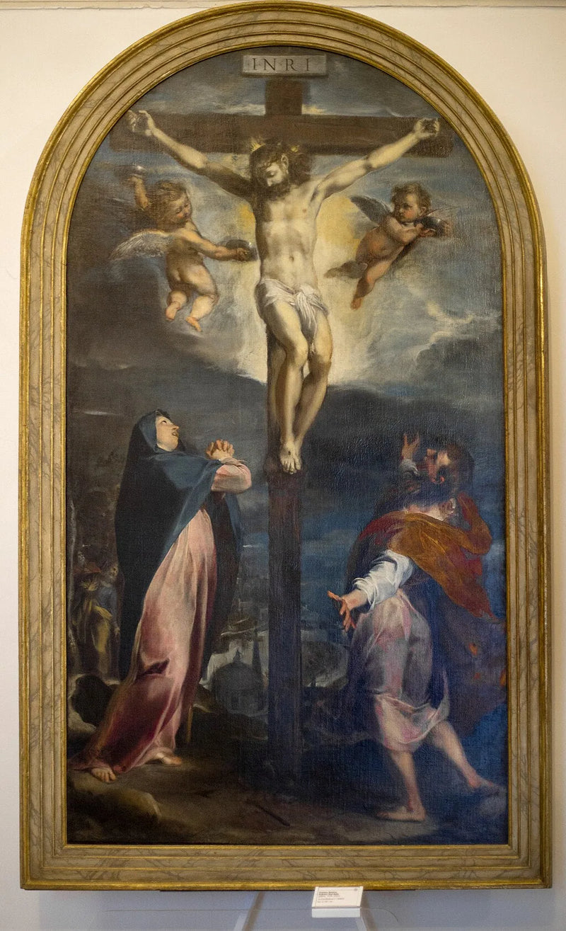 Crucifixión con los dolientes - Federico Barroci