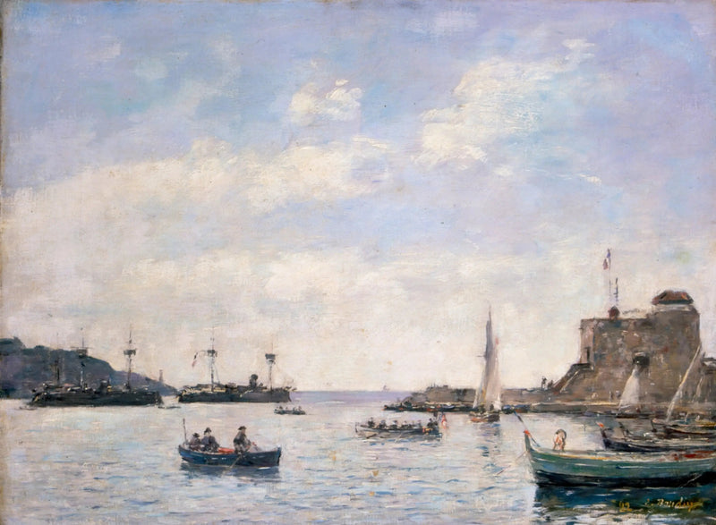 Cruceros en Villefranche - Eugène Boudin
