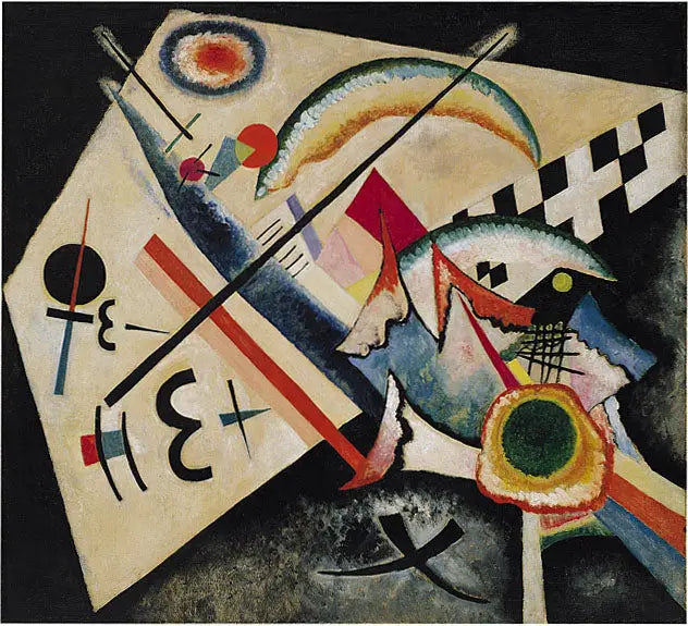 Cruz blanca - Vassily Kandinsky