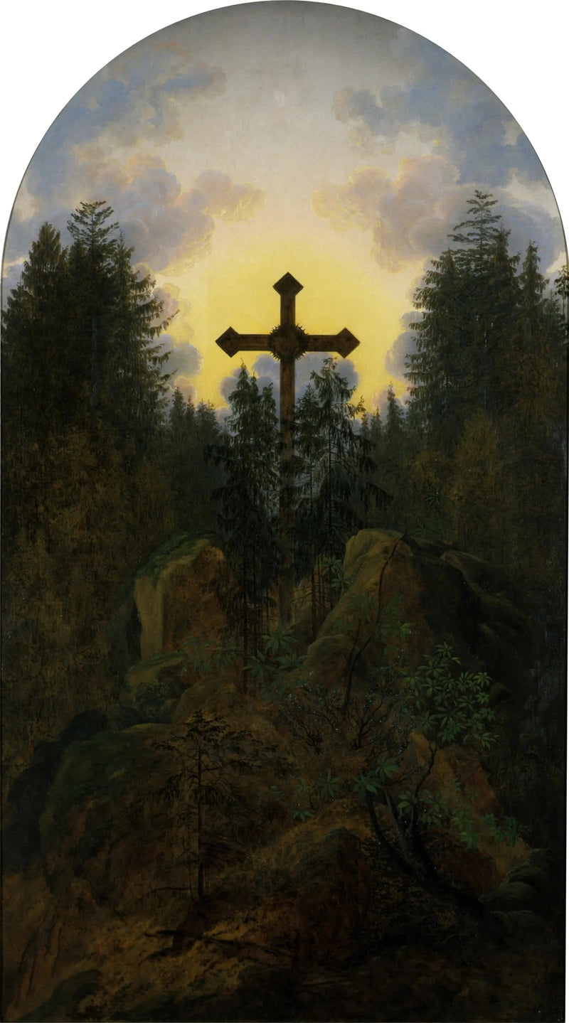 Cruz en la montaña - Caspar David Friedrich