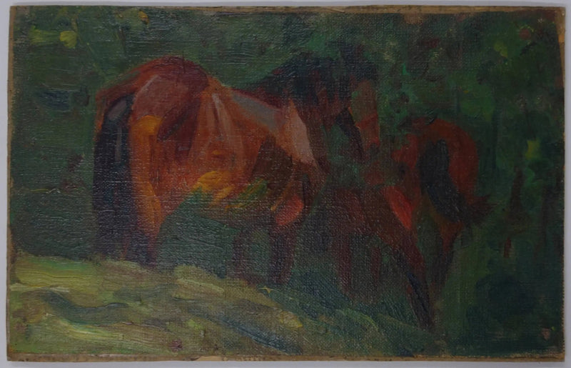 Boceto de caballo II - Franz Marc