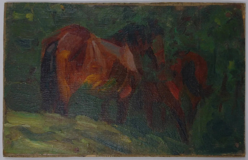 Boceto de caballo II - Franz Marc