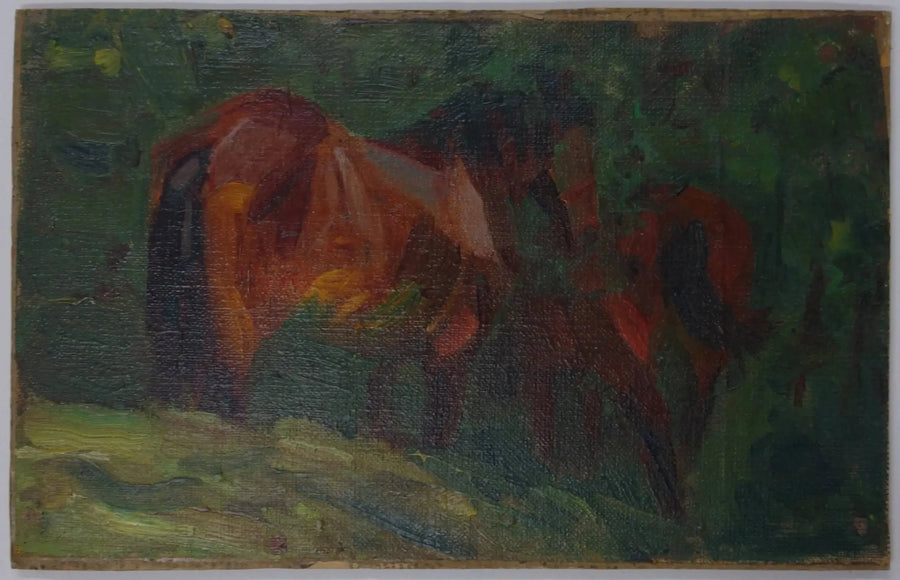 Boceto de caballo II - Franz Marc