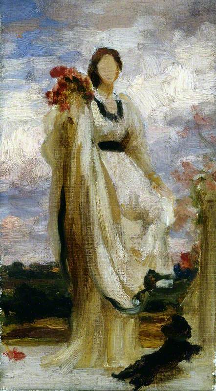 Croquis en couleur pour « Comtesse Brownlow » - Frederic Leighton - Alpha Reproduction