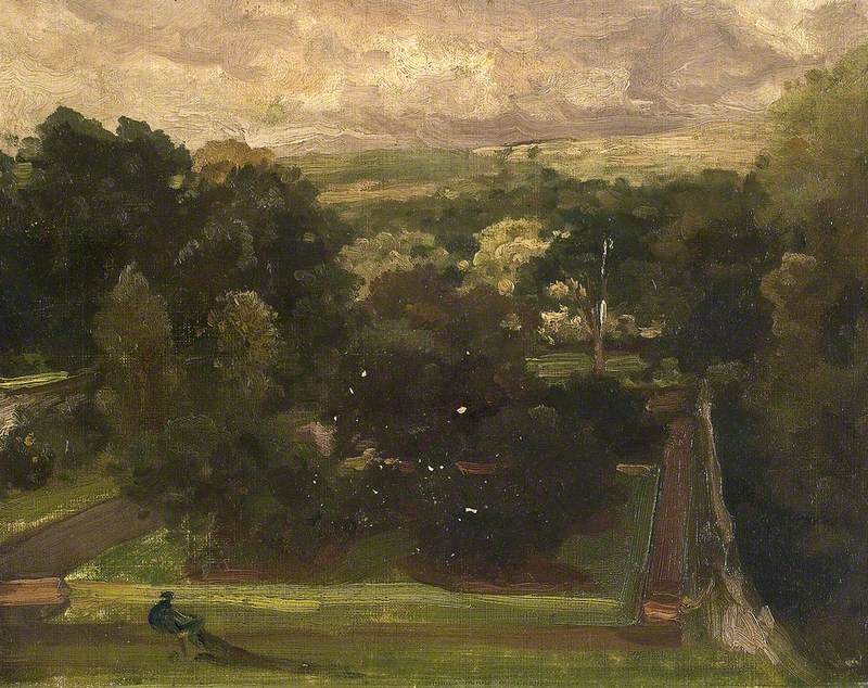 Croquis: Une scène de jardin - Frederic Leighton - Alpha Reproduction