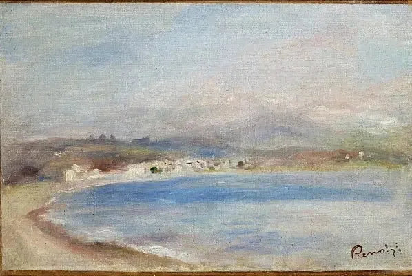 Cros de Cagnes, mar, montañas - Pierre-Auguste Renoir