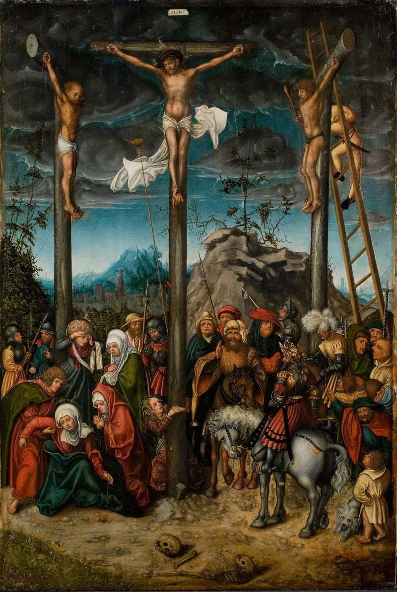 Crucifixión - Lucas Cranach el Viejo