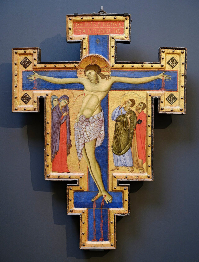 Crucifijo del Maestro de San Francisco, Louvre - Maestro de San Francisco
