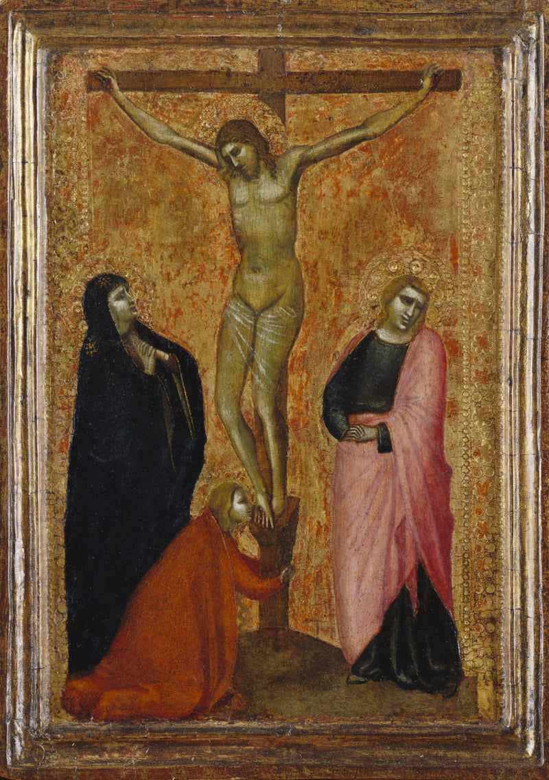 Crucifixión con los santos - Allegretto Nuzi