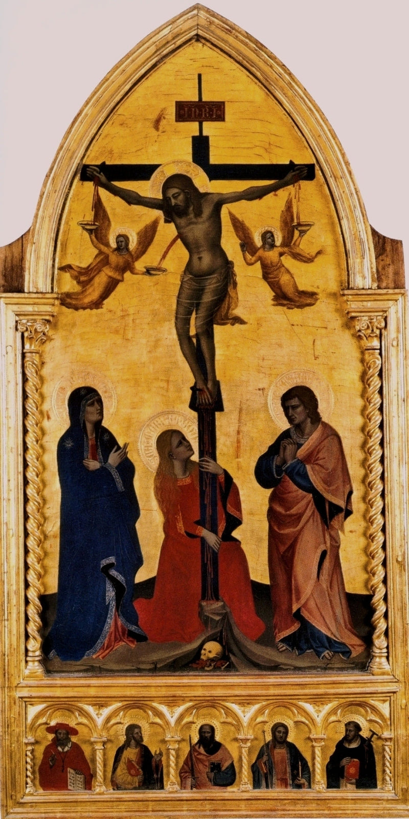 Crucifixión con santos - Nardo di Cione