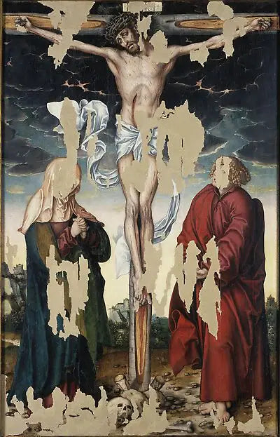 Crucifixión de Posterstein - Lucas Cranach el Viejo