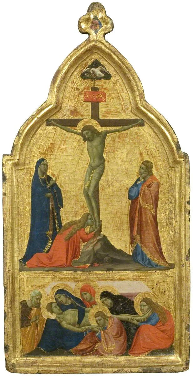 Crucifixión y Lamentación - Taddeo Gaddi