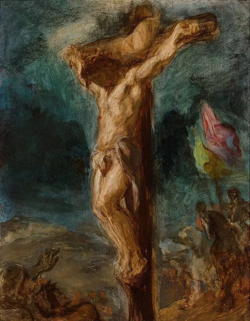 Crucifixión - Eugène Delacroix