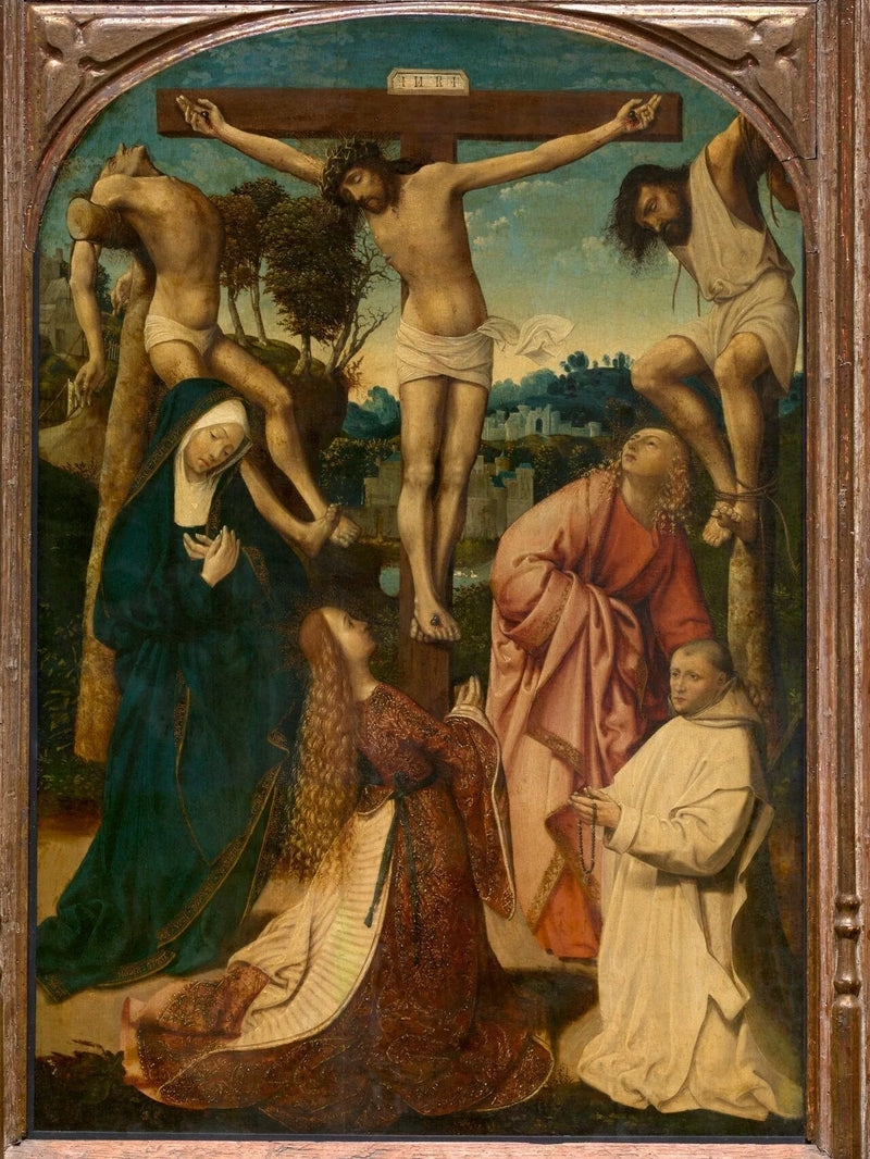 Crucifixión - Jacob Cornelisz van Oostsanen