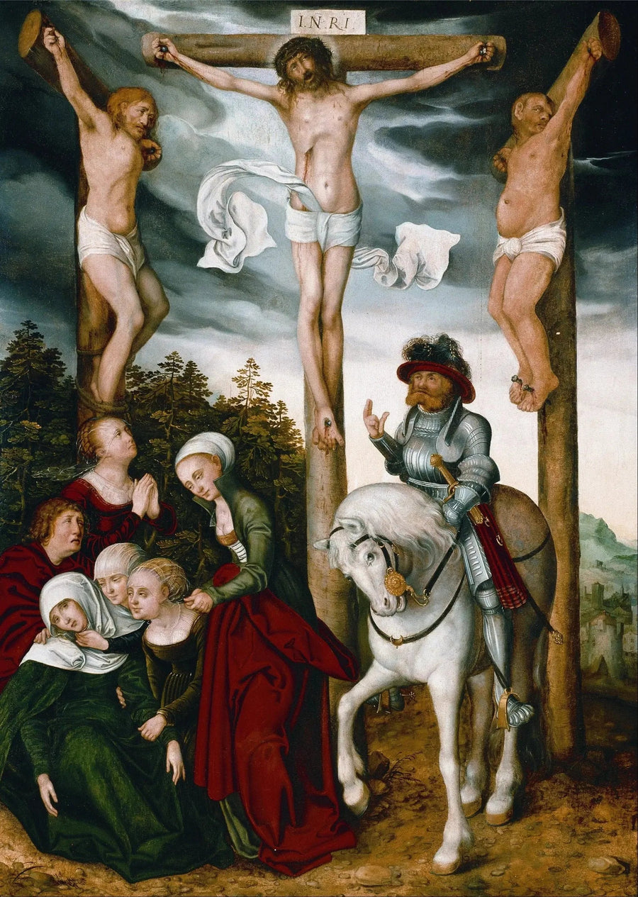 Crucifixión - Lucas Cranach el Viejo