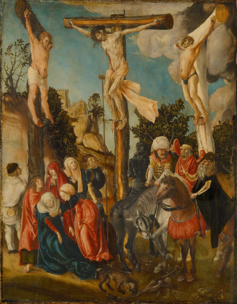 Crucifixión - Lucas Cranach el Viejo