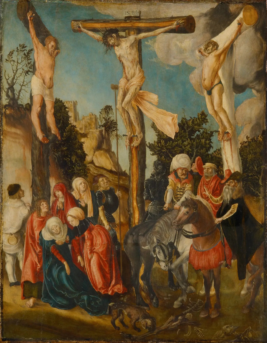 Crucifixión - Lucas Cranach el Viejo