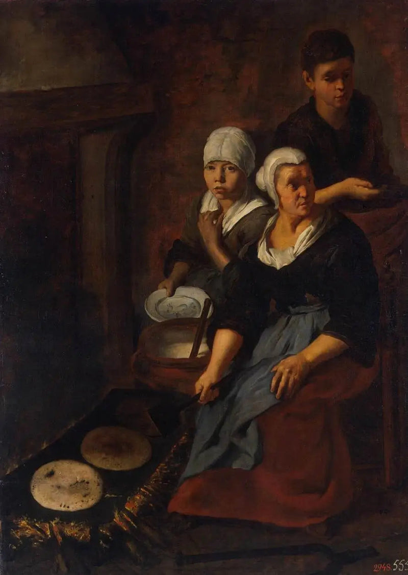 Cocción de tortitas planas - Bartolomé Esteban Murillo