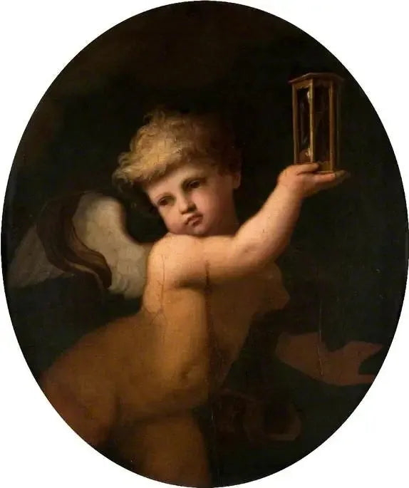Cupido con un reloj de arena - Guido Reni