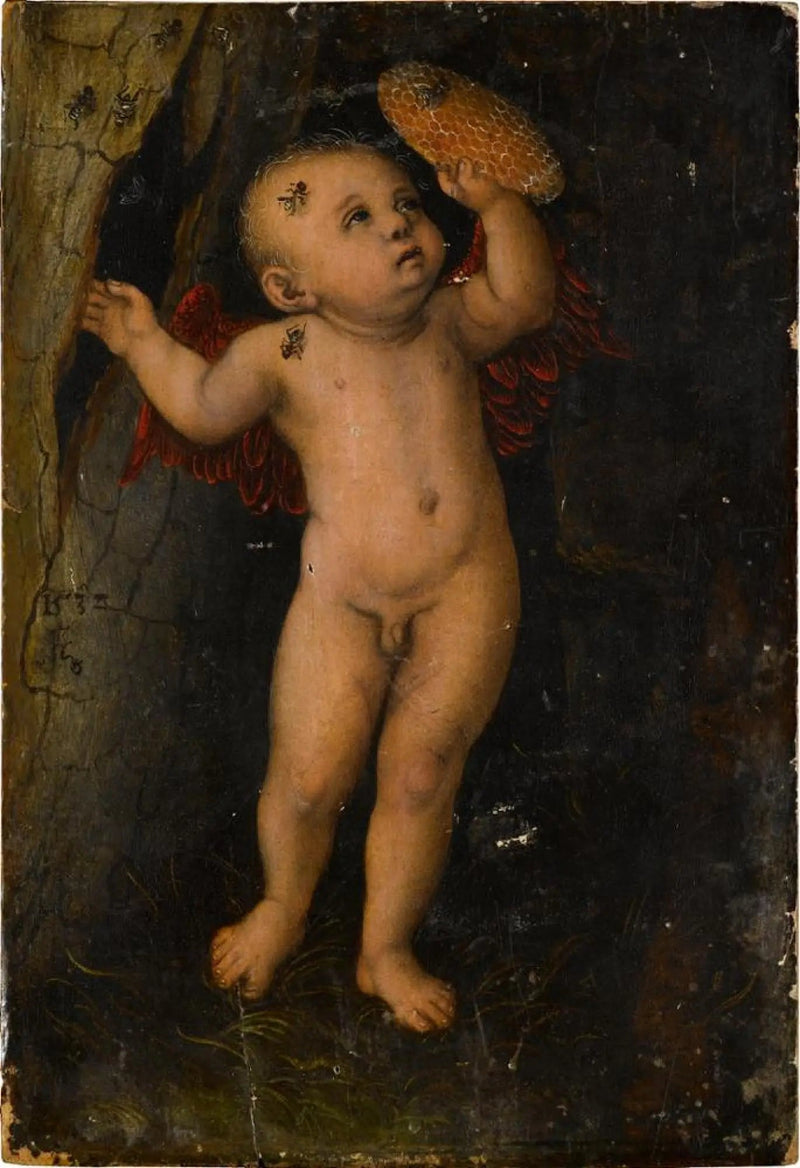 Cupido como ladrón de miel - Lucas Cranach el Viejo