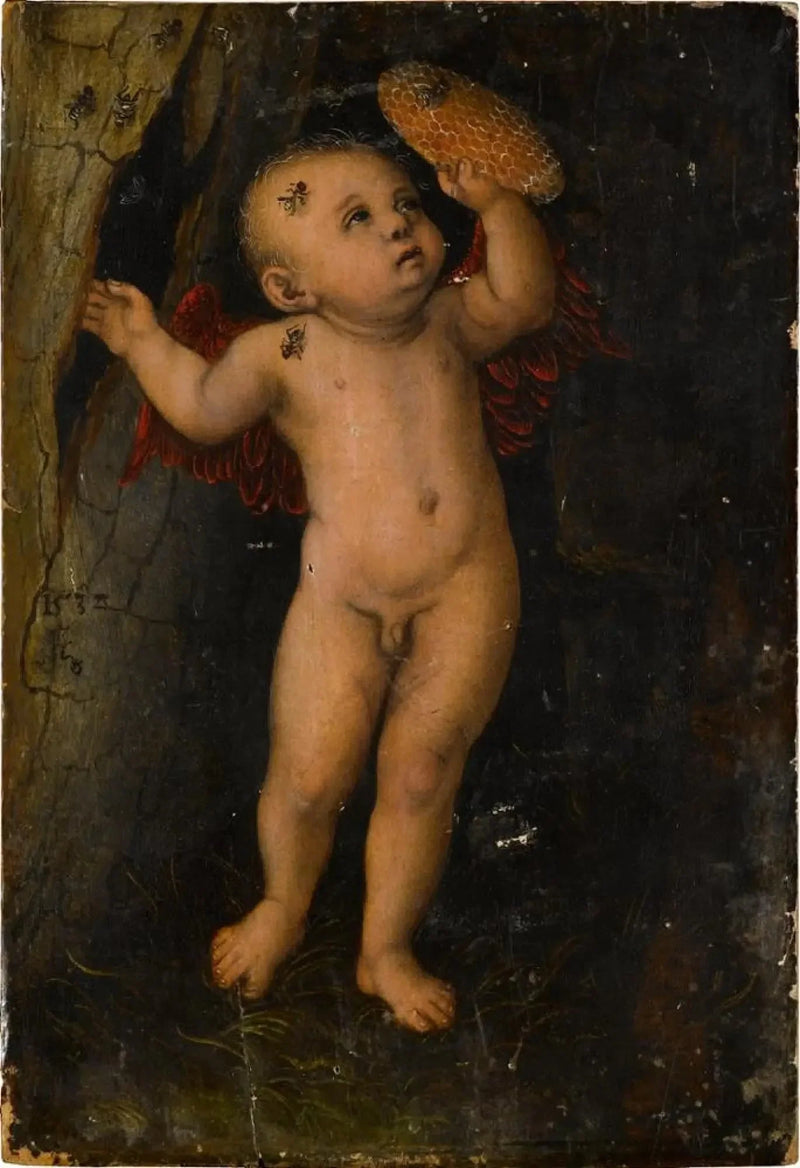 Cupido como ladrón de miel - Lucas Cranach el Viejo