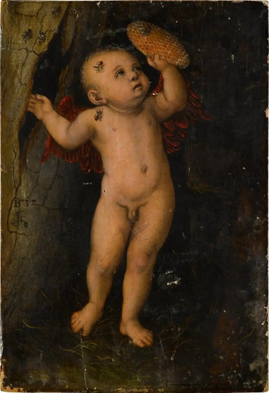 Cupido como ladrón de miel - Lucas Cranach el Viejo